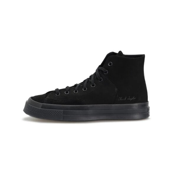 Converse Chuck Taylor 70 Marquis Hi Suede Triple BLACK A09441C Shoe Mens Sz 10 - Picture 9 of 12